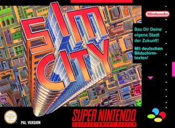 SimCity (Europe) box cover front